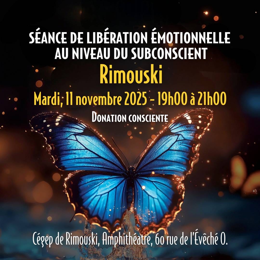 Séance de libération émotionnelle au niveau du subconscient guidée par Maître Richard - 11 novembre 2025