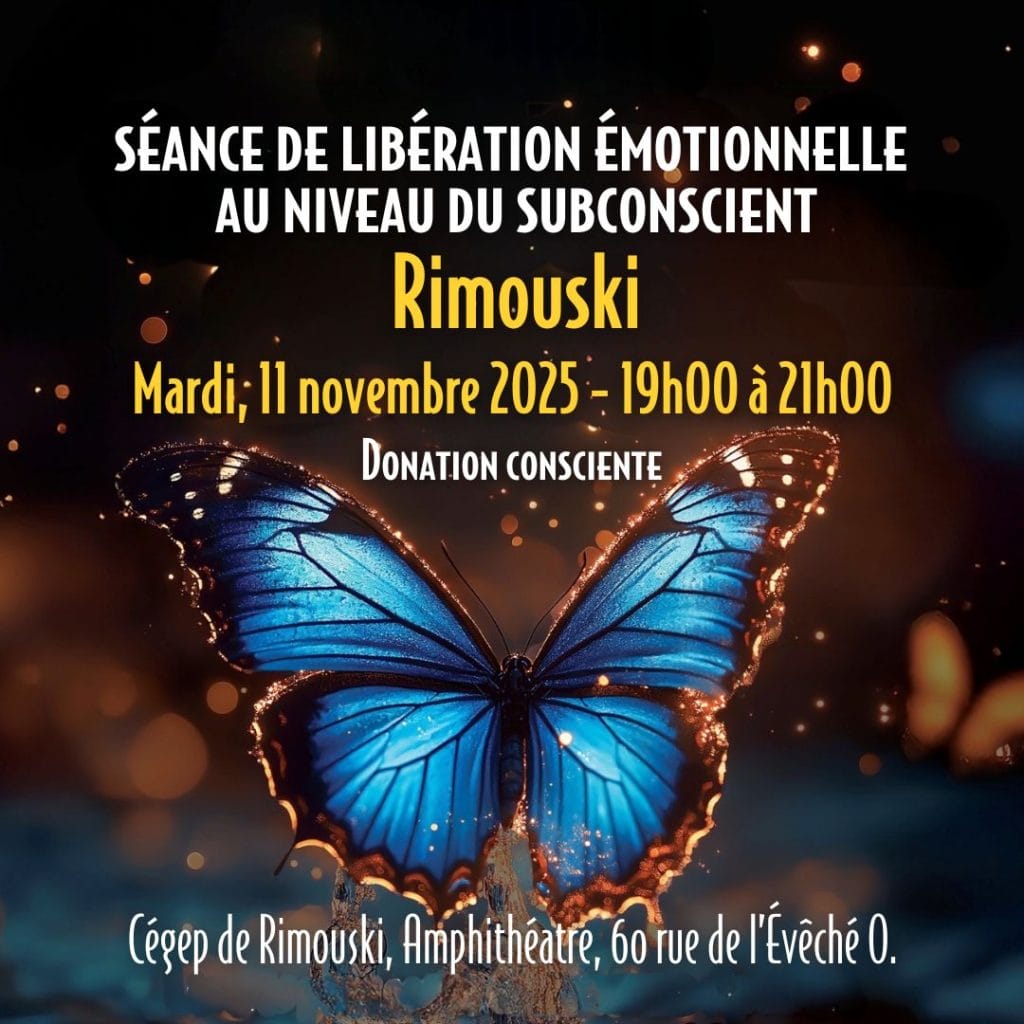 Séance de Libération Émotionnelle au niveau de subconscient guidée par Maître Richard - 11 novembre 2025